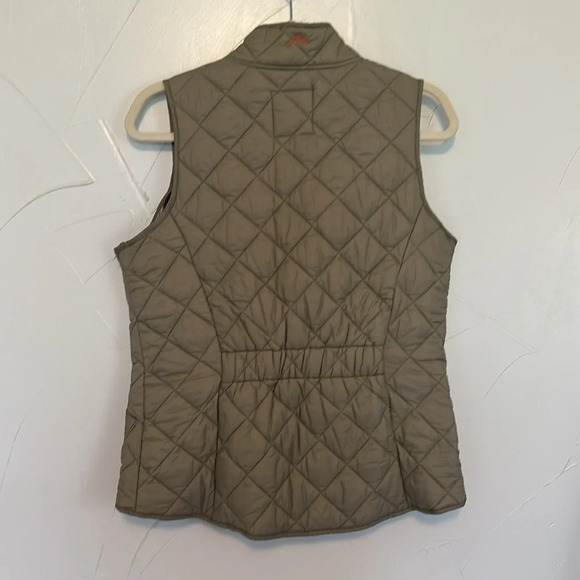 Joules Sage Vest Quilted with Enamel Snap Buttons EUC M - Picture 4 of 4